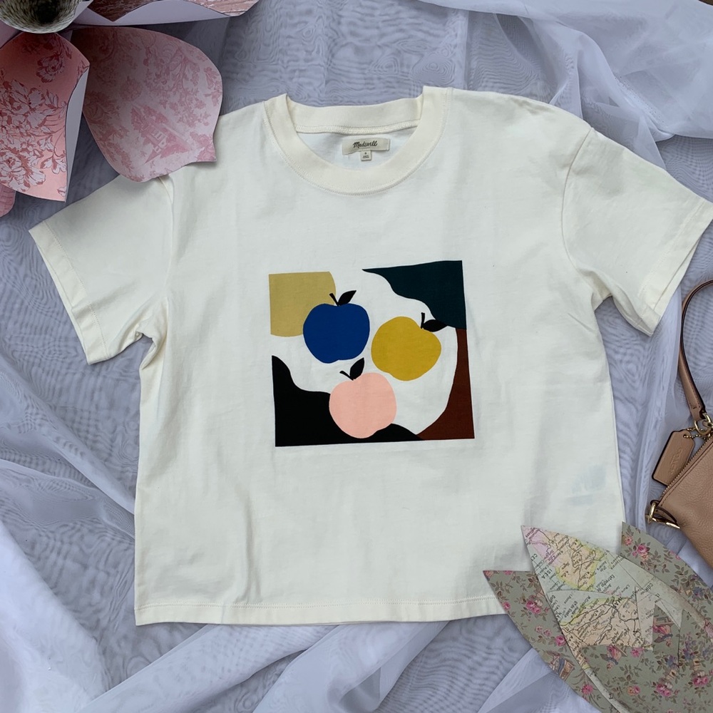***SOLD*** [Madewell] Apple Picking CropTee - Picture 4 of 8